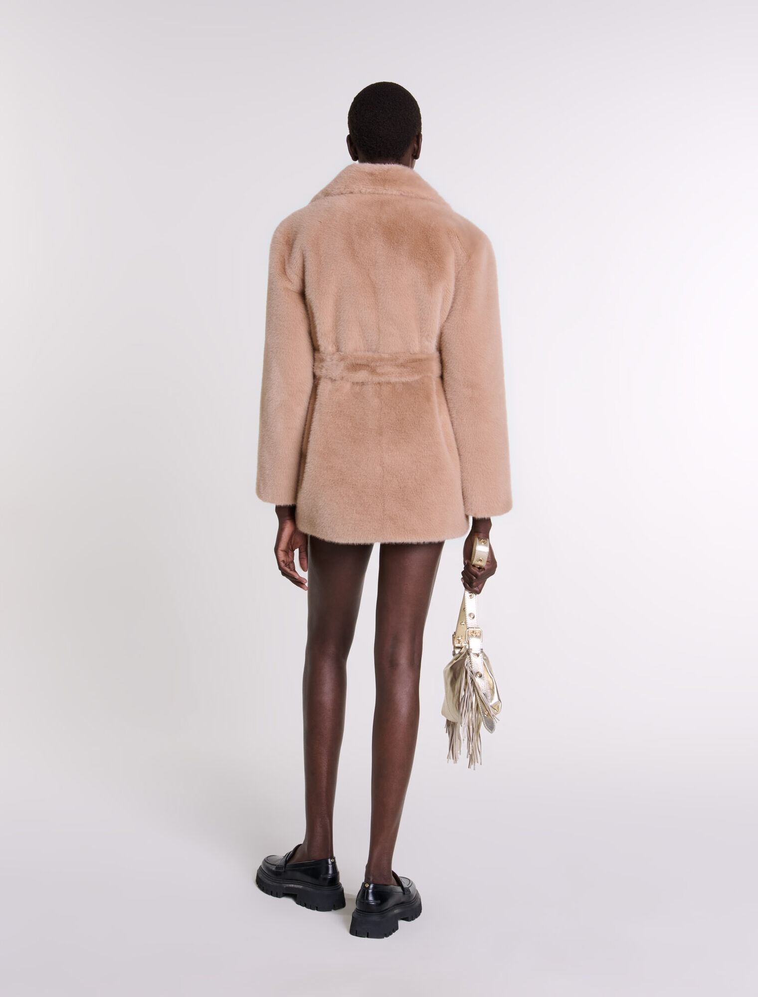 Cappotto in ecopelliccia