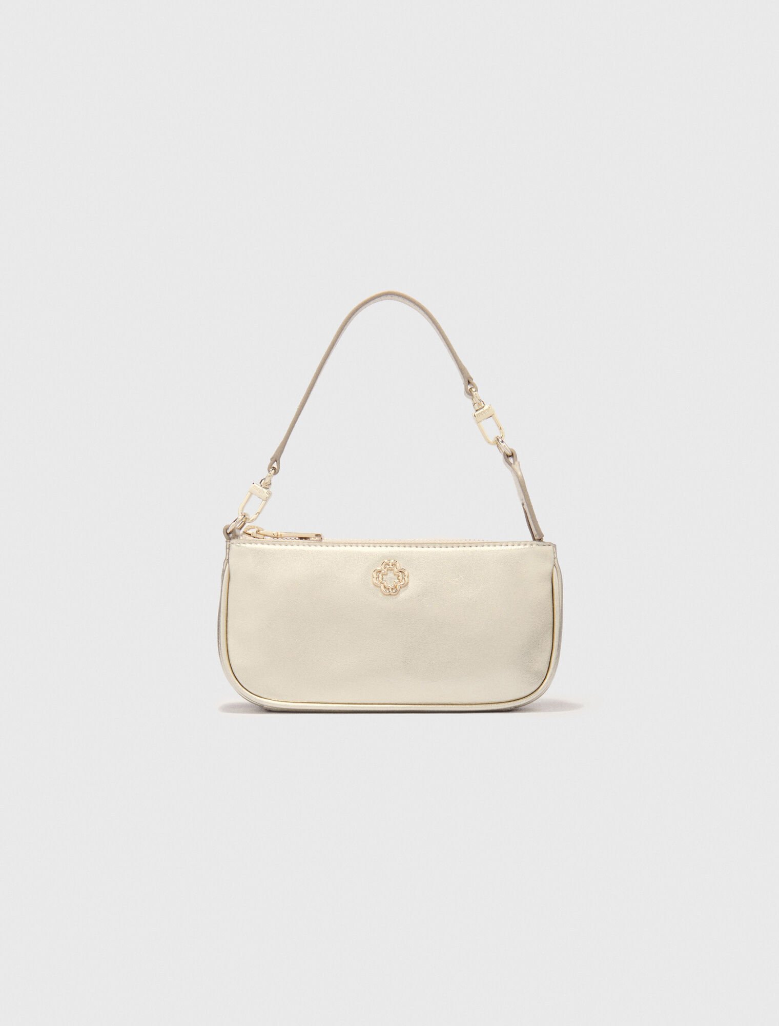 Sarah pochette pelle metallizzata