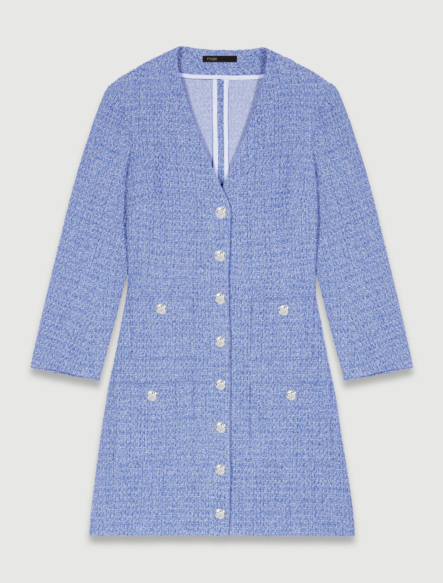 Abito corto in tweed