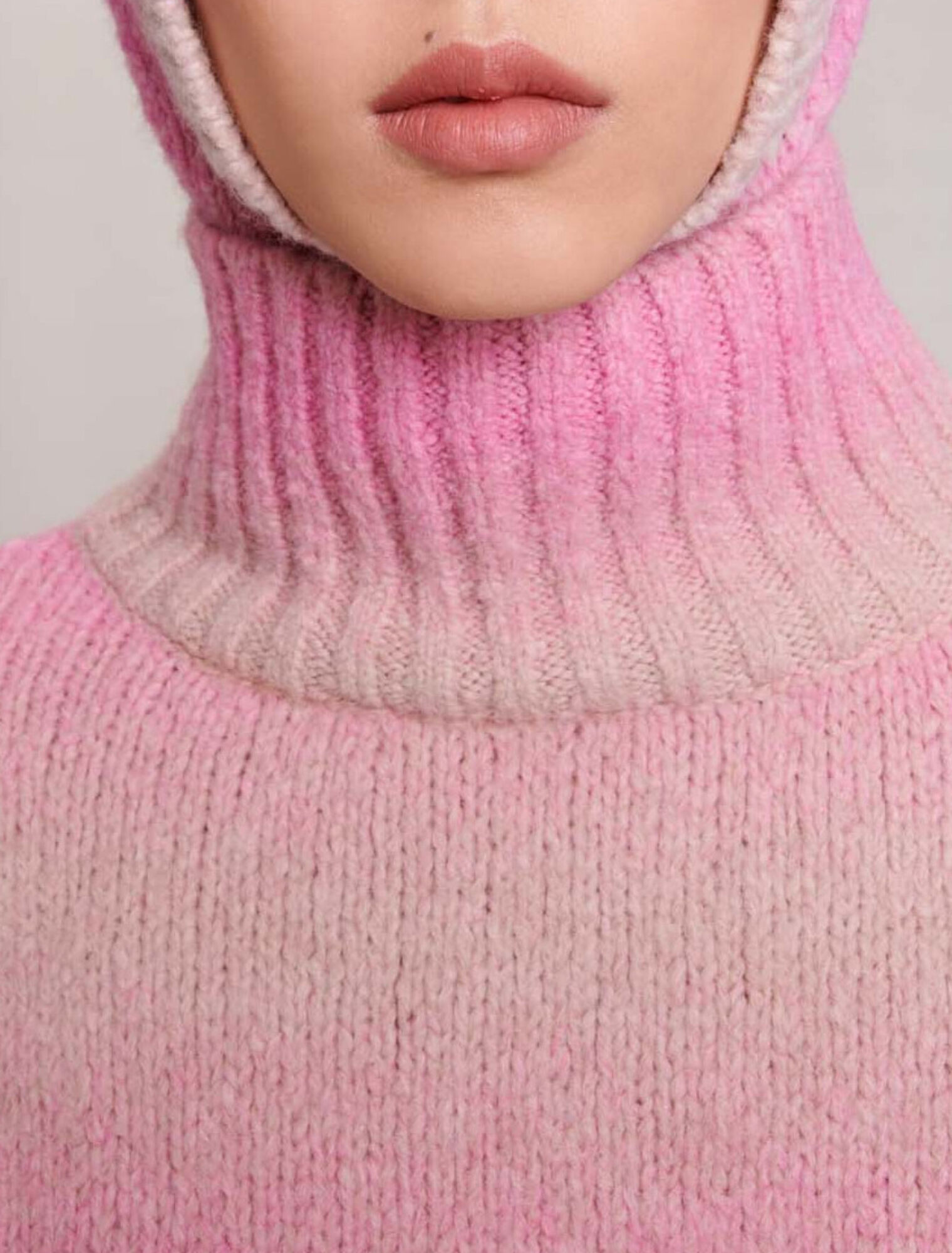 Maglione in maglia sfumata