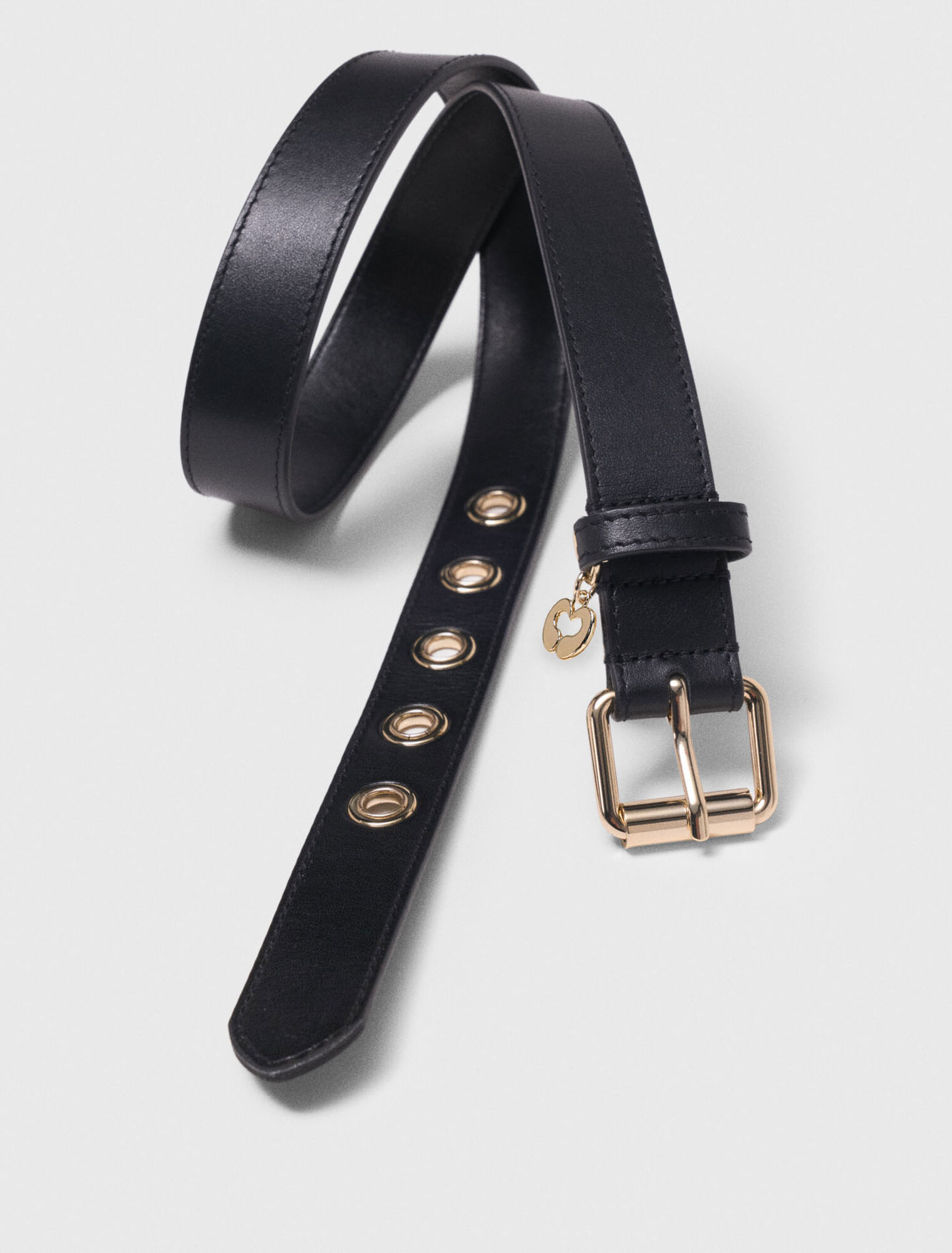 Cintura in pelle con fibbia Miss M