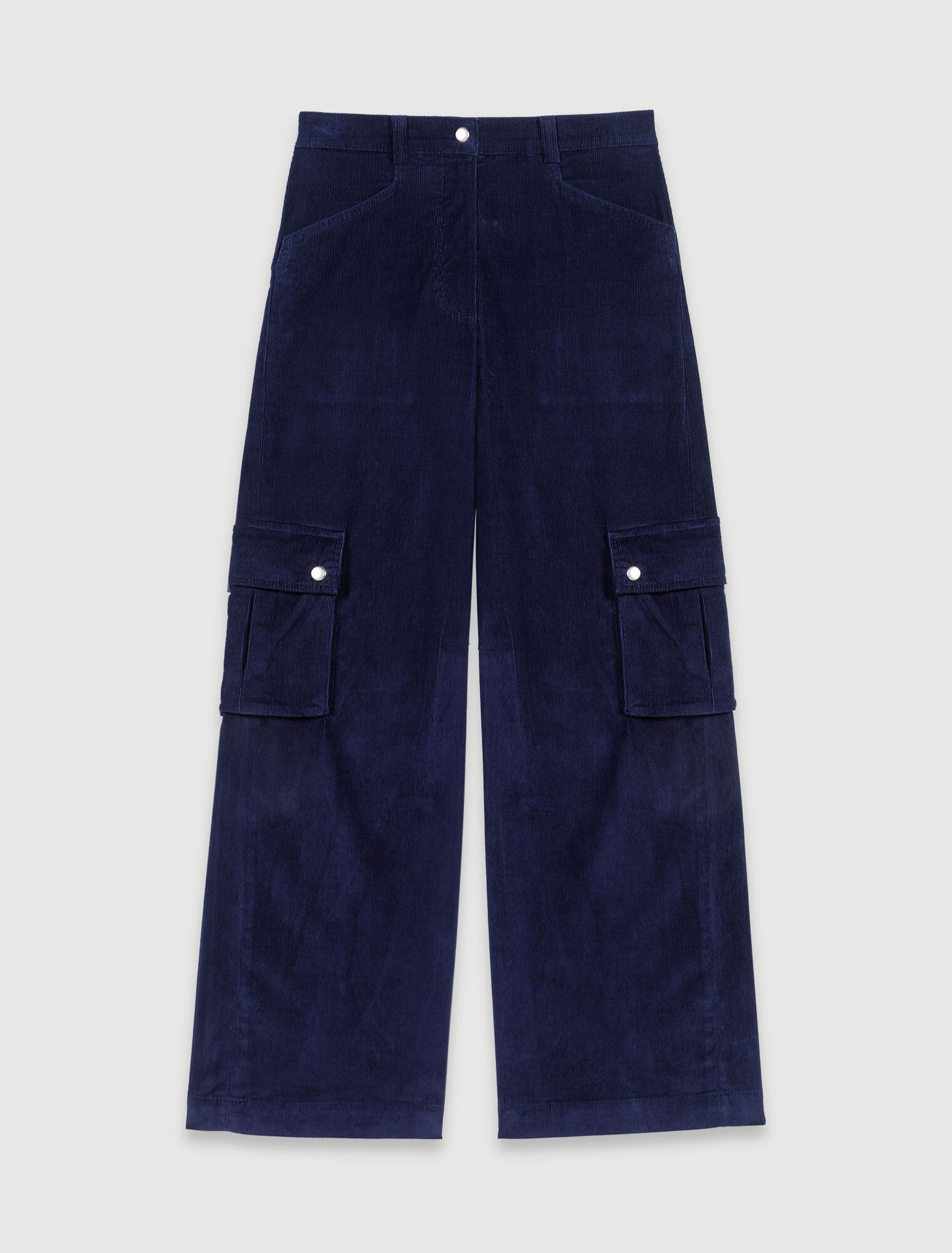Pantaloni cargo in velluto