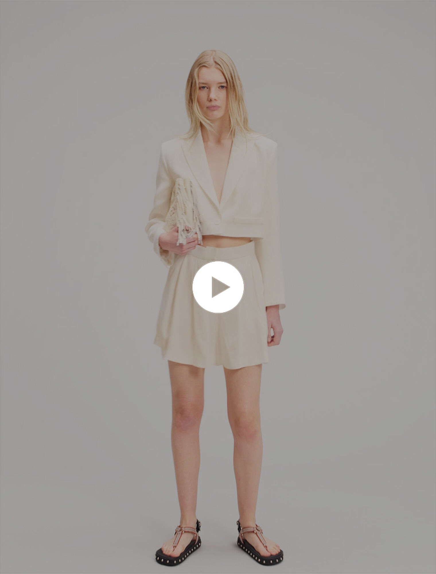 Giacca da tailleur corta