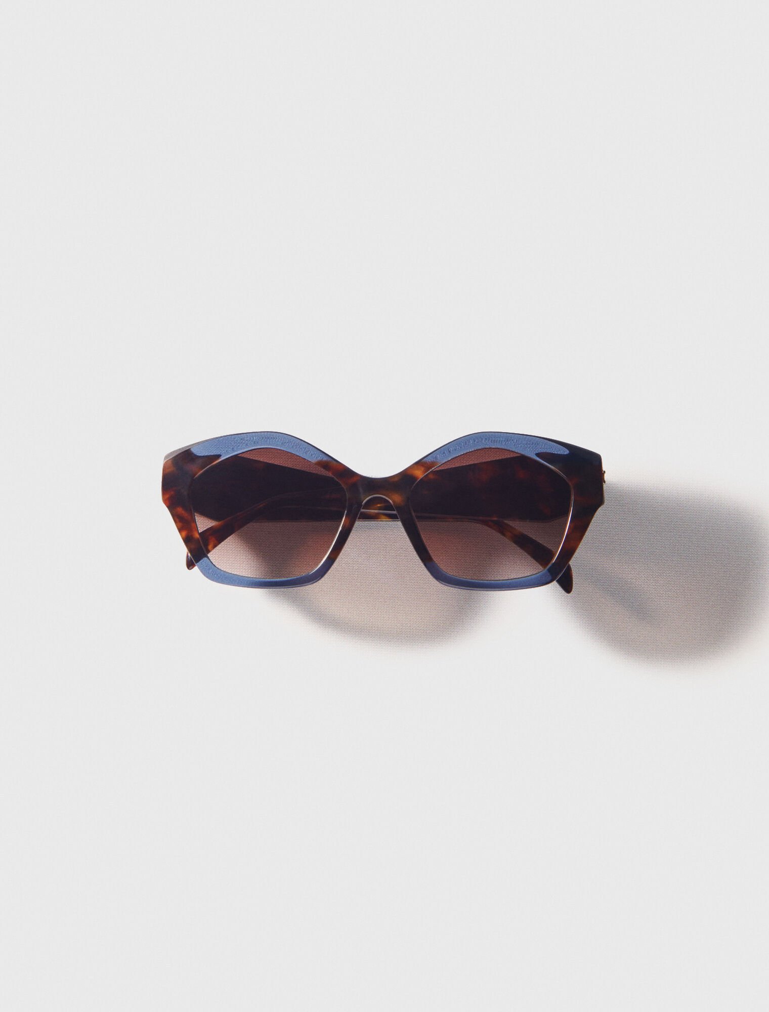 Occhiali cat-eye in acetato
