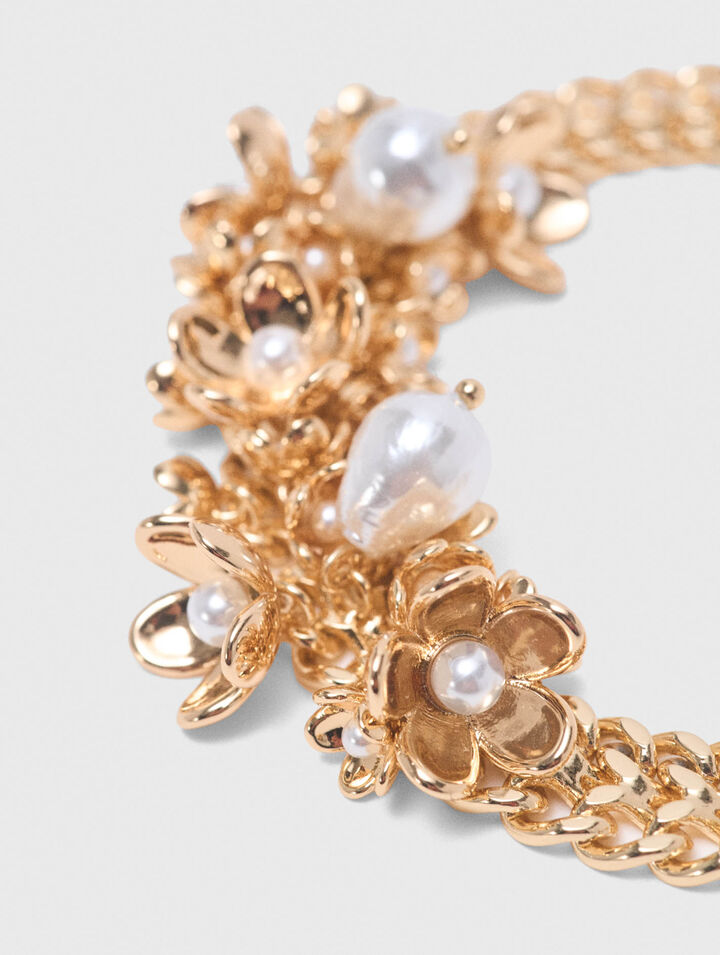 Bracciale asimmetrico catena larga