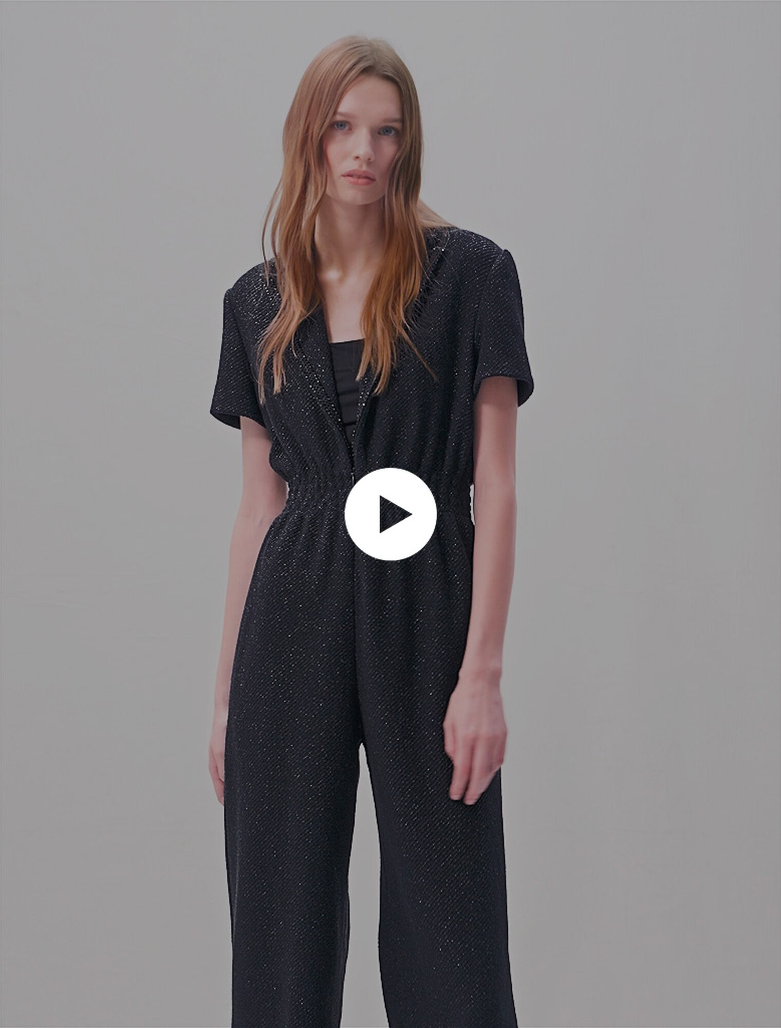 Tuta jumpsuit in tweed