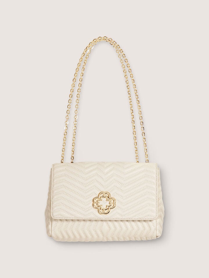 Borsa M in pelle con borchie