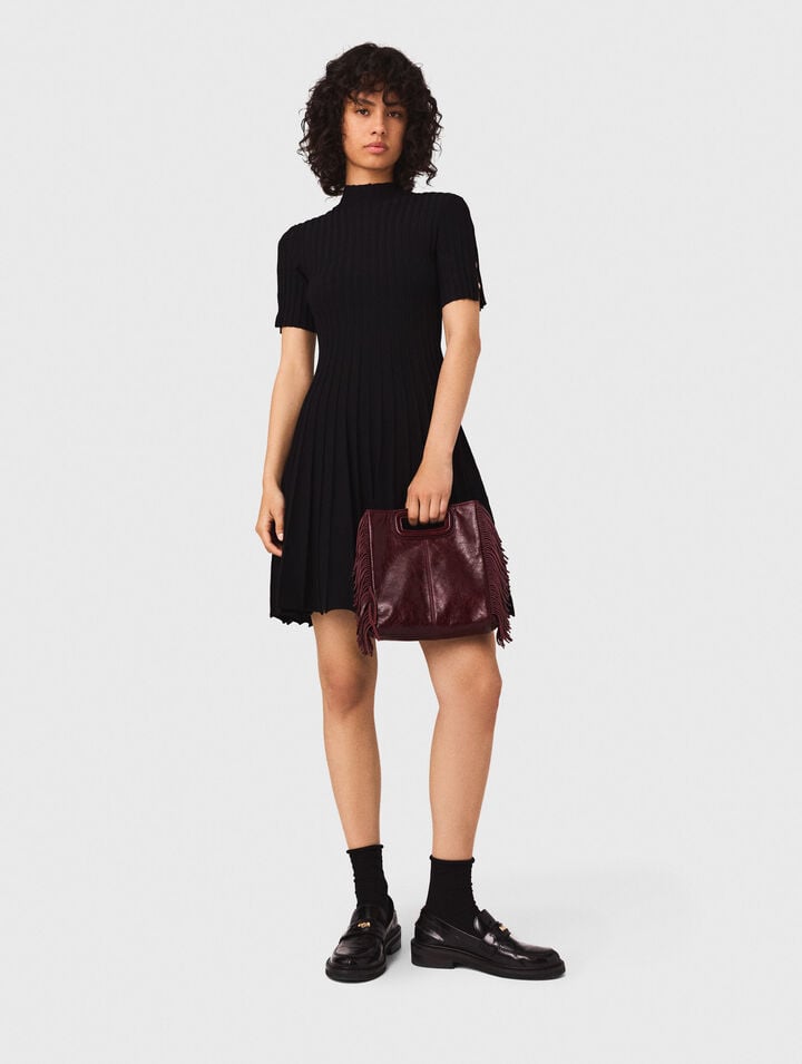 Abito corto in maglia