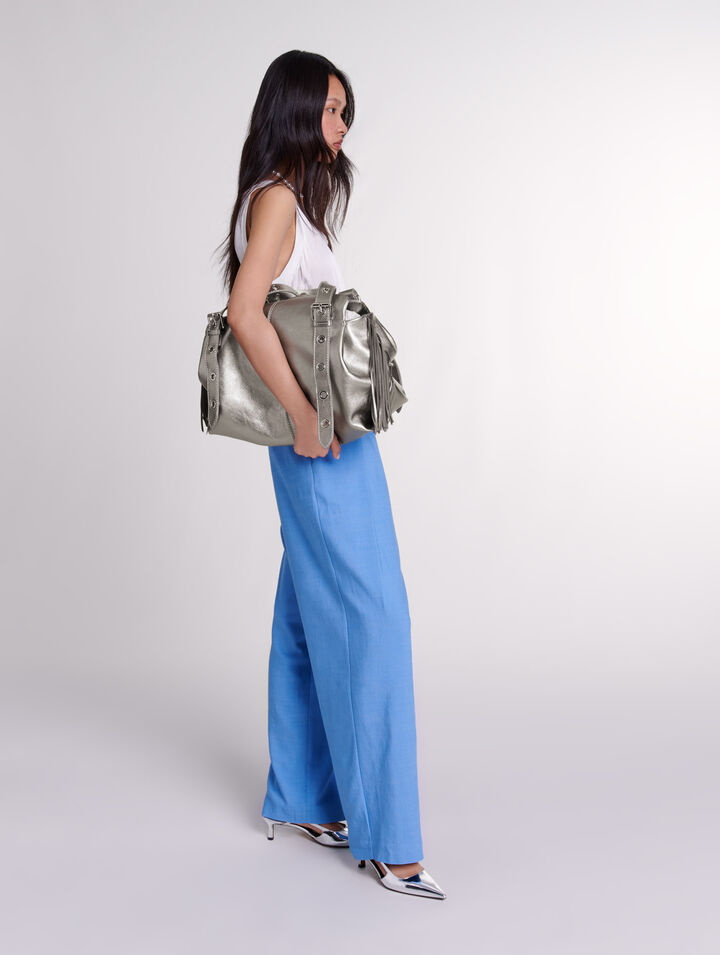 Borsa Miss M XL pelle metallizzata