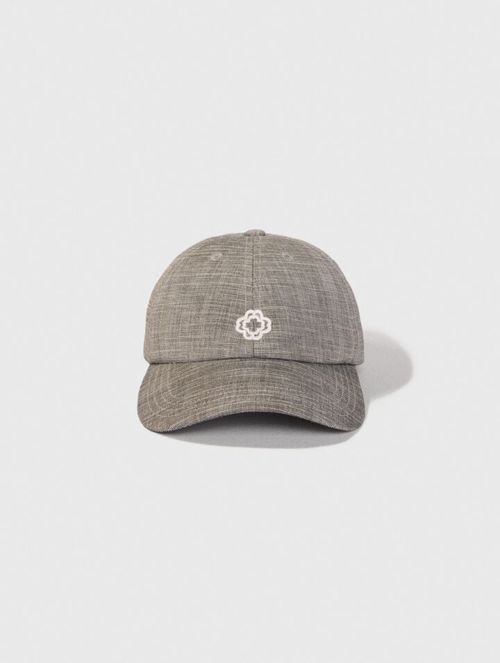Cappellino di cotone con stampa