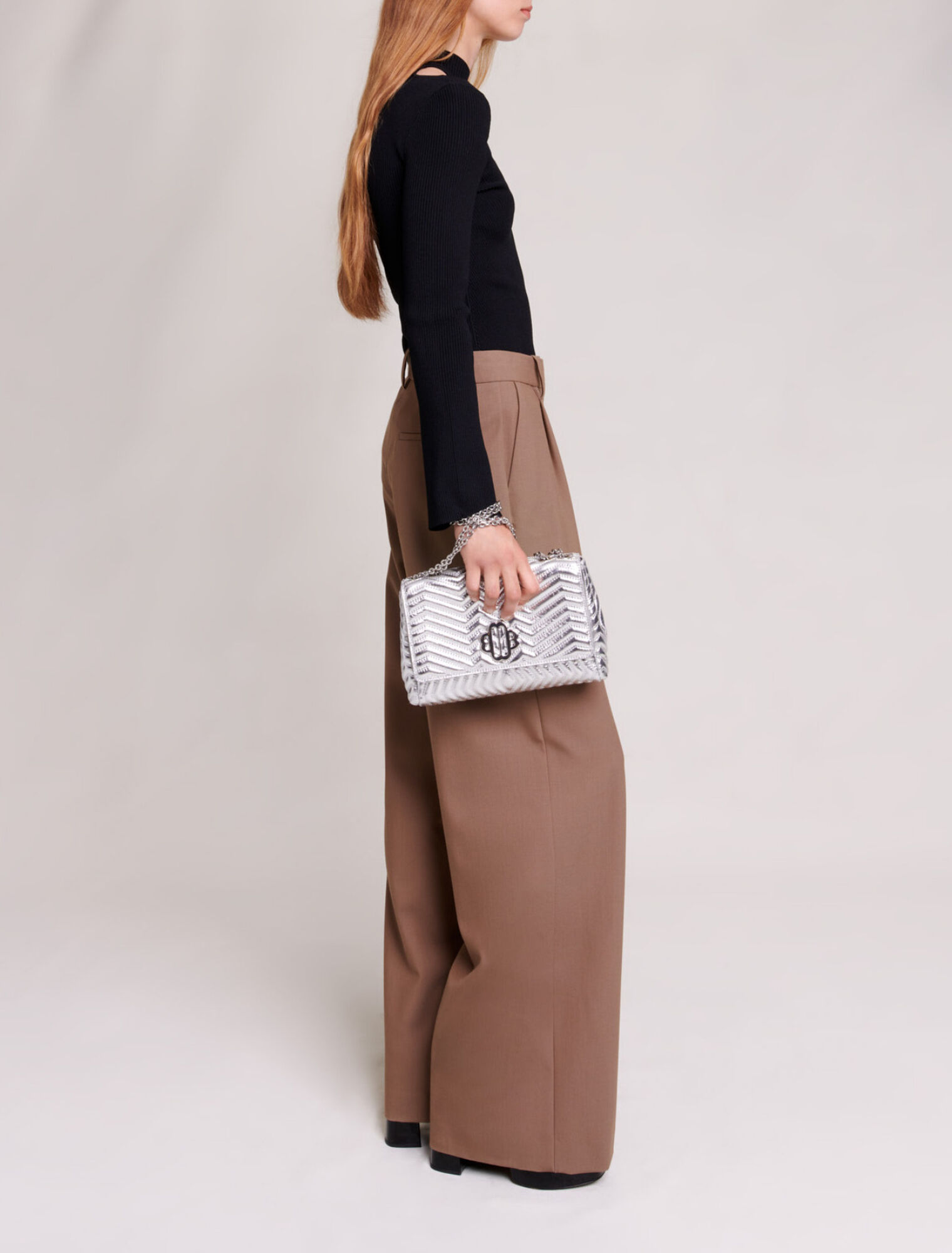 Maglione in maglia traforata