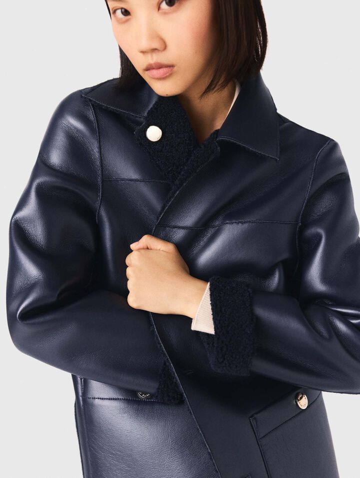 Eco shearling reversibile