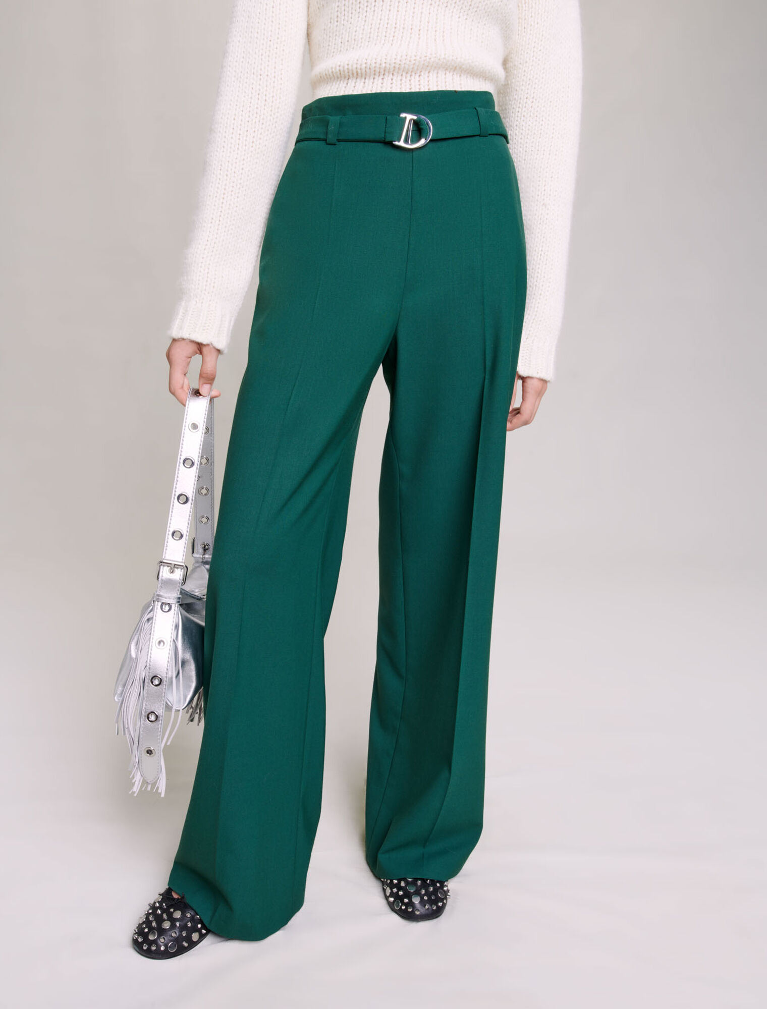 Pantaloni sartoriali larghi