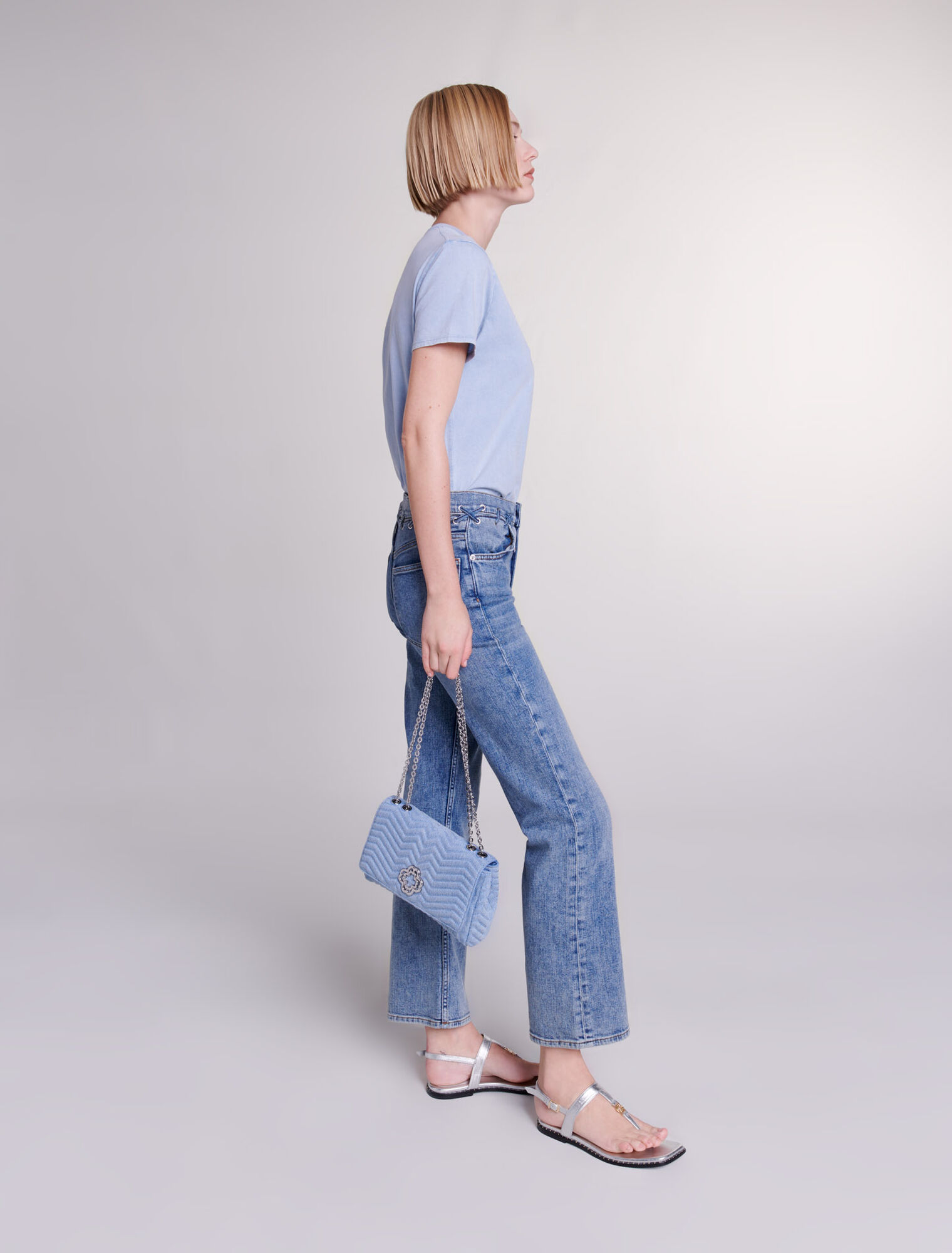 Borsa Cloverbloom in denim