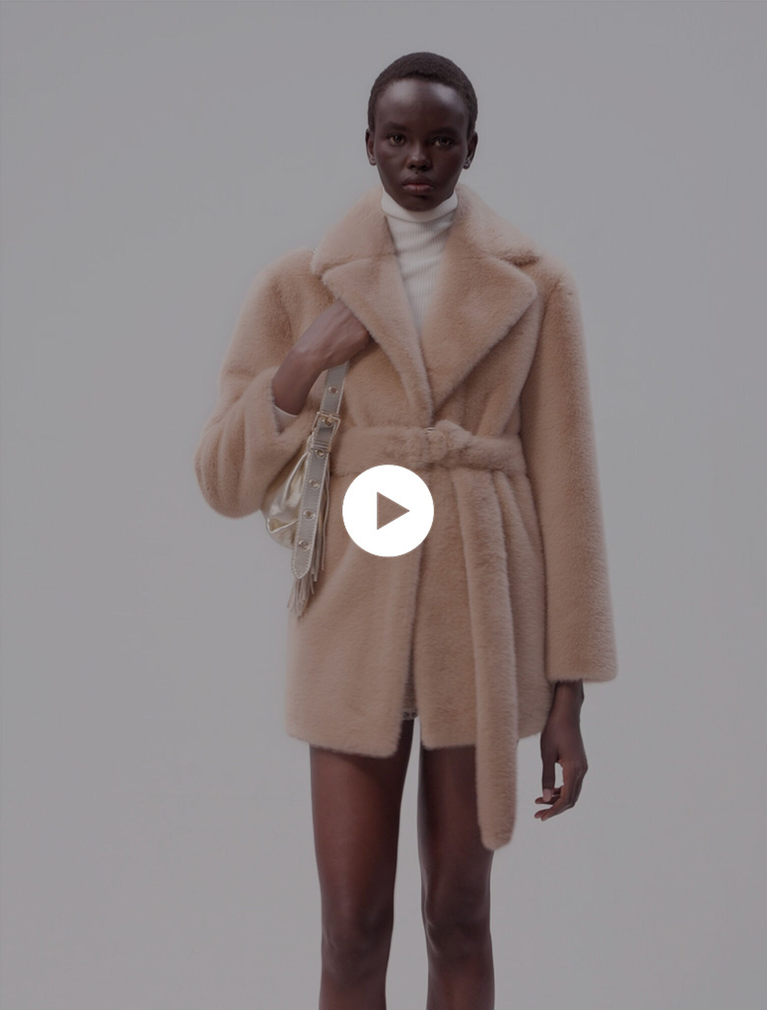 Cappotto in ecopelliccia