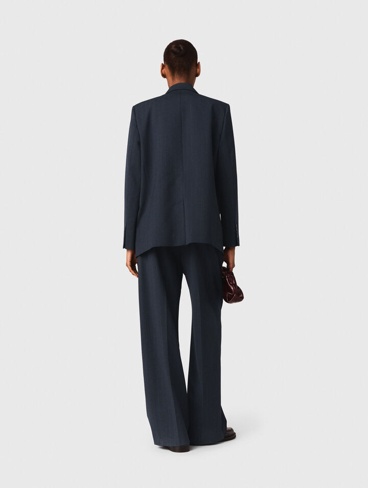 Giacca da tailleur a righe