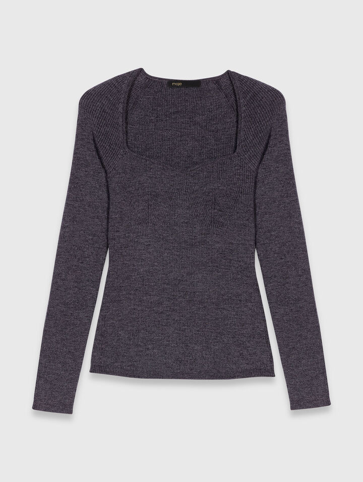 Maglione a coste