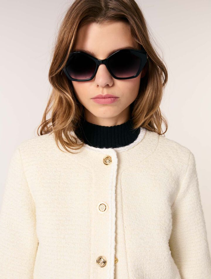 Giacca corta in tweed