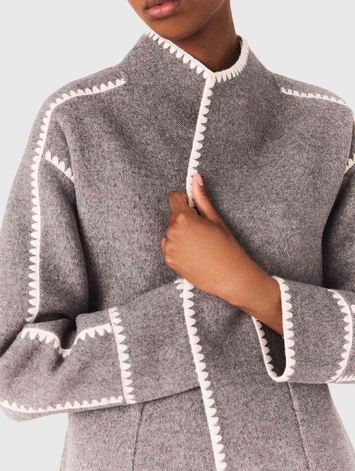 Cappotto corto double face