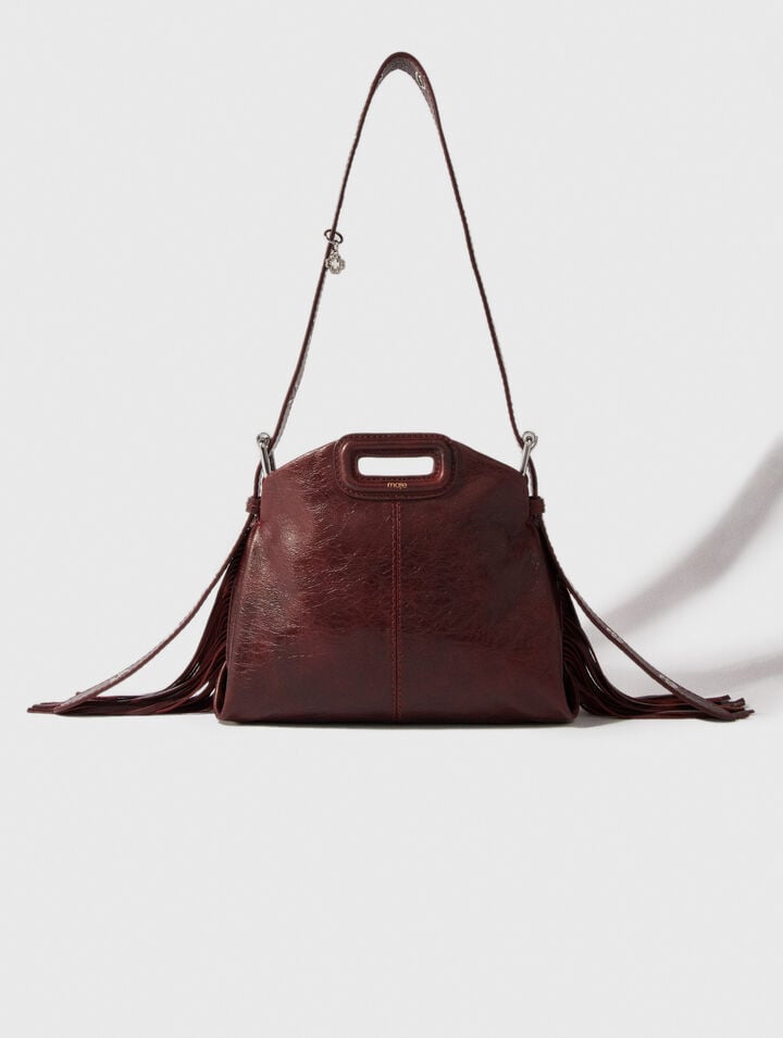Mini-bag Miss M in pelle craquelé