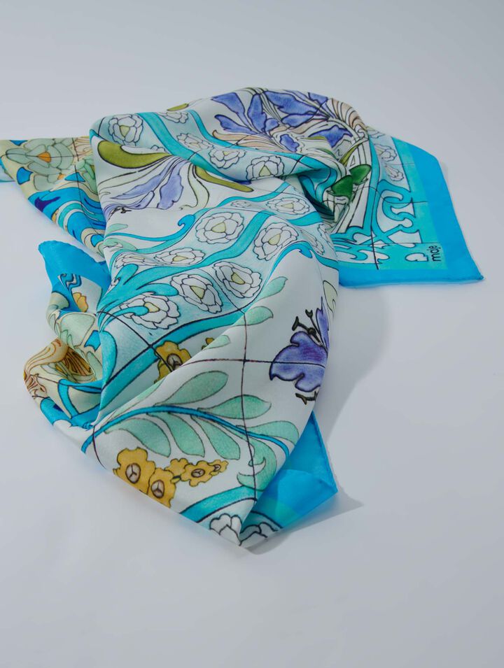 Foulard in seta stampa Mosaico