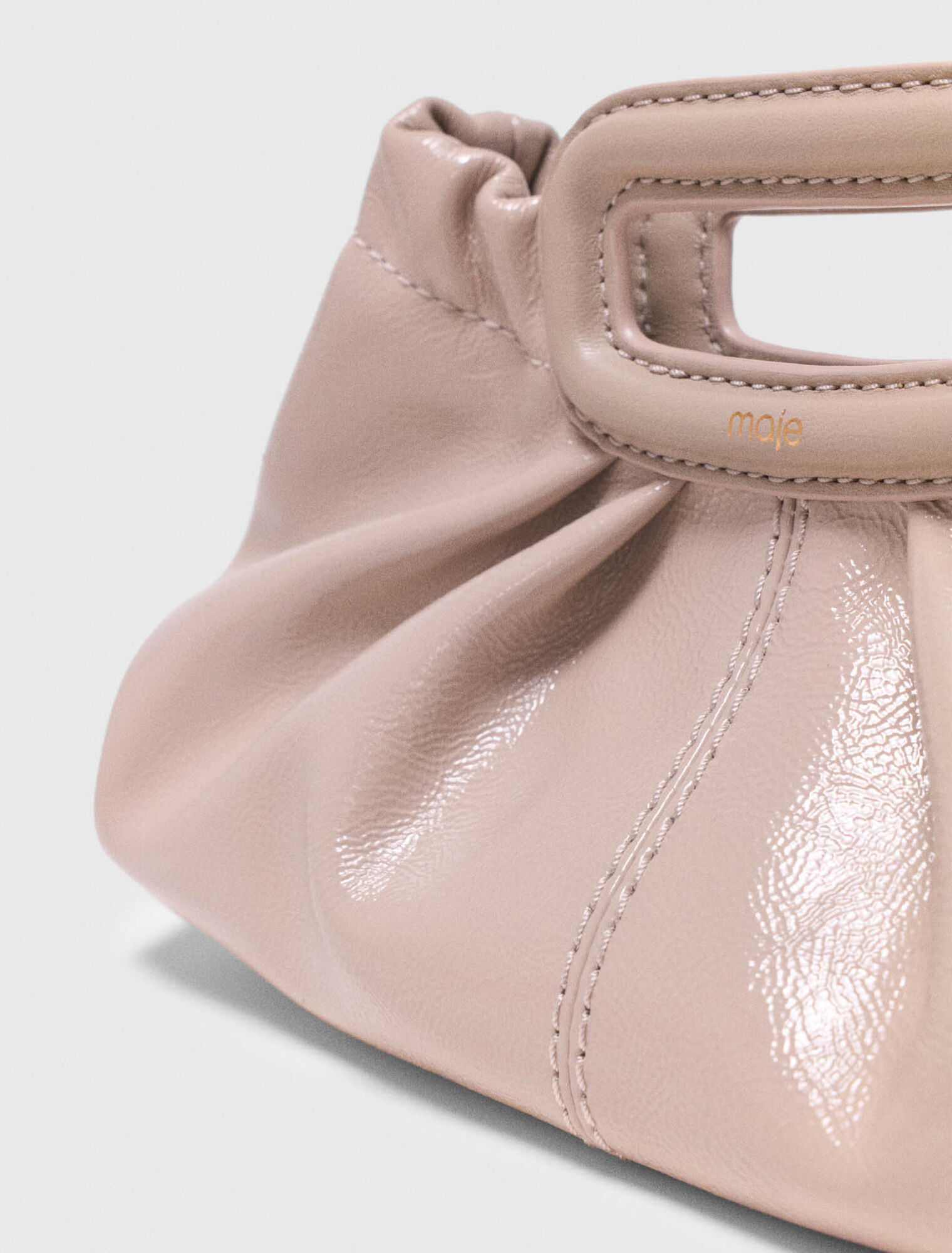 Mini clutch in pelle naplak