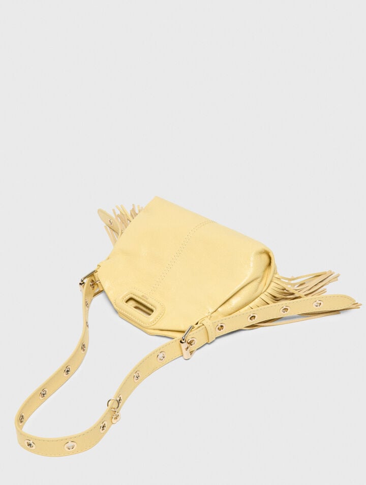 Mini-bag Miss M pelle craquel&eacute; mat