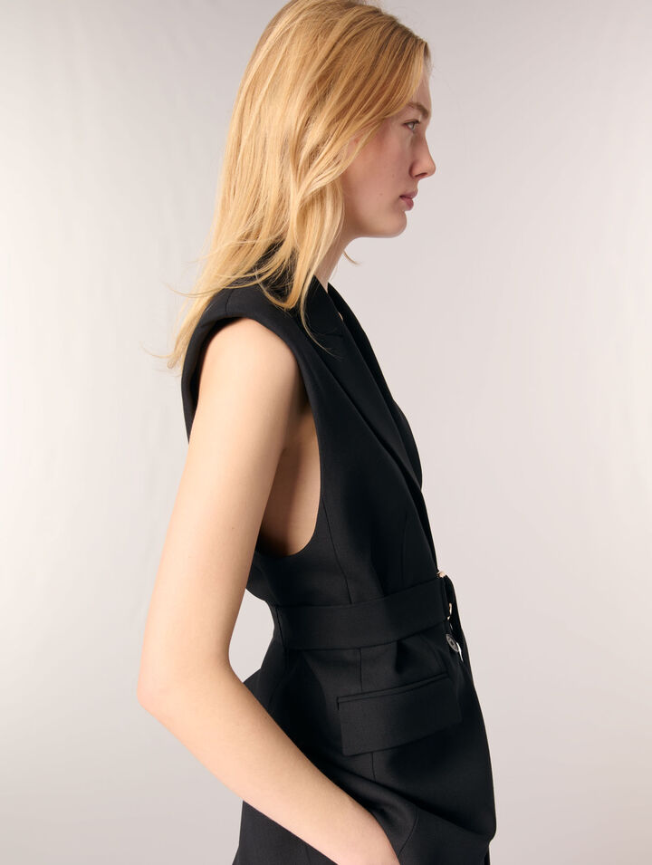 Giacca da tailleur senza maniche 