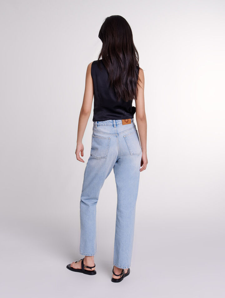 Top drappeggiato satinato