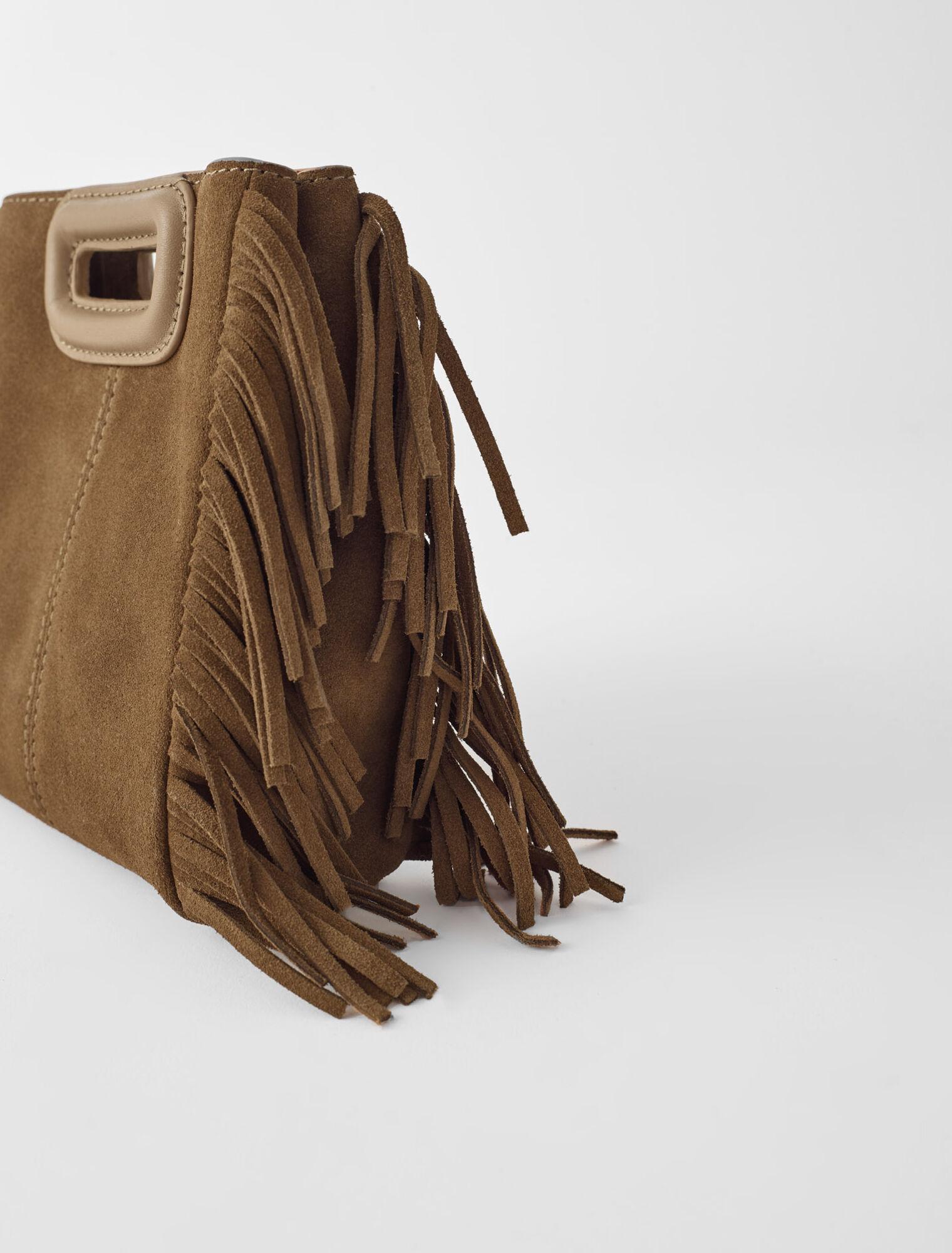 Borsa mini M in pelle scamosciata