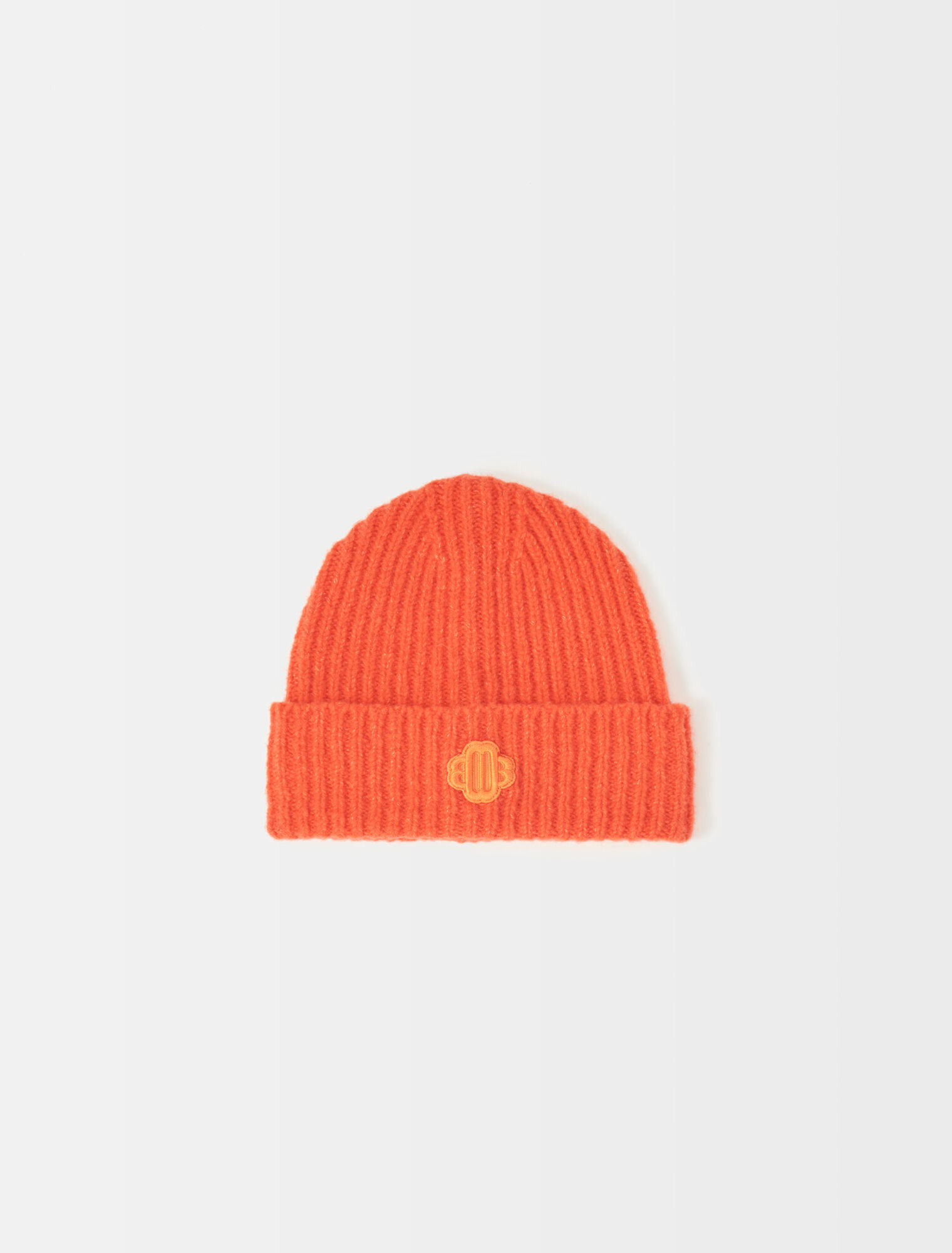Cappello in maglia con risvolto