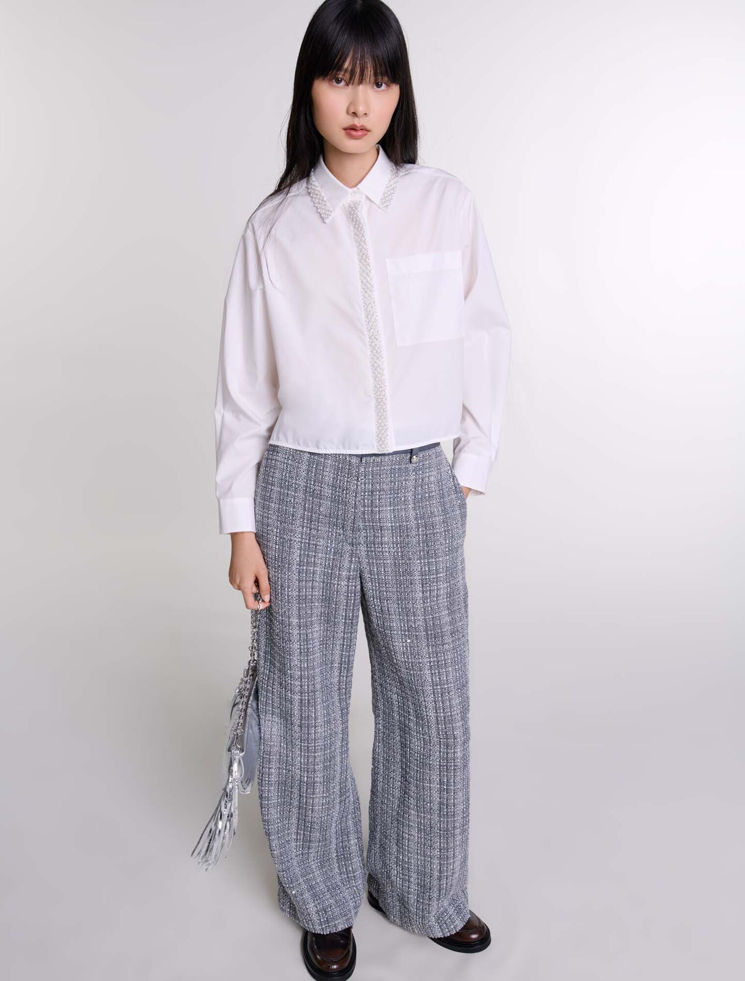 Pantaloni in tweed