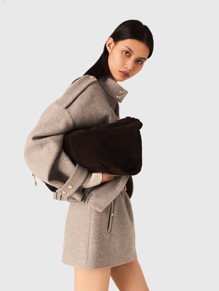 Borsa Miss M in pelle scamosciata
