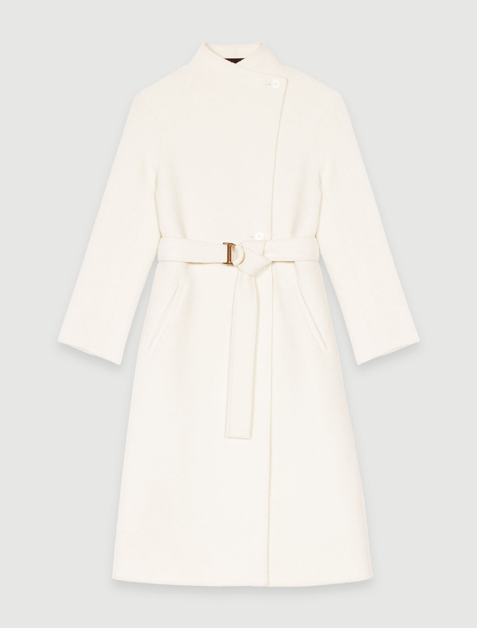 Cappotto midi da allacciare