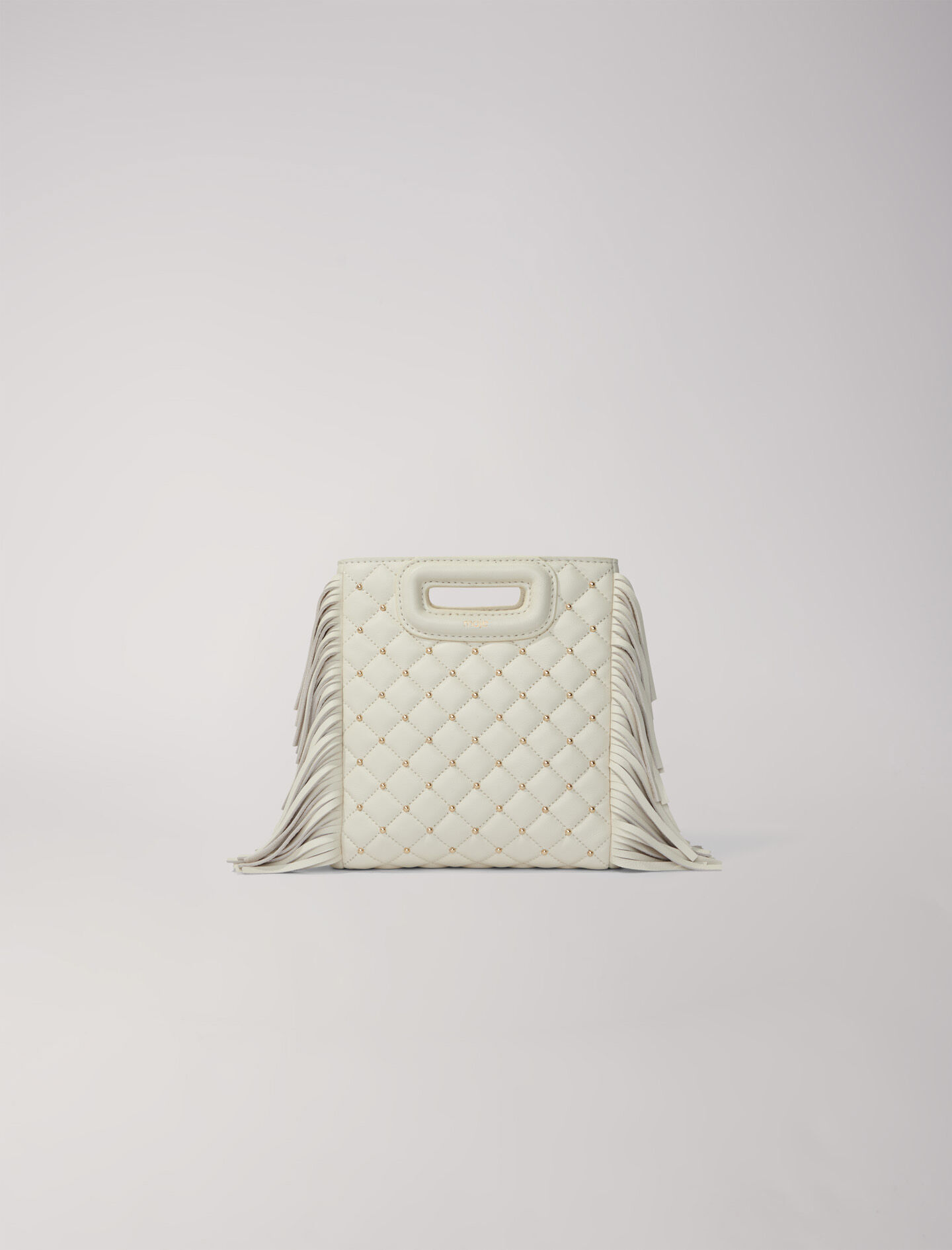 Mini bag M pelle trapuntata borchie