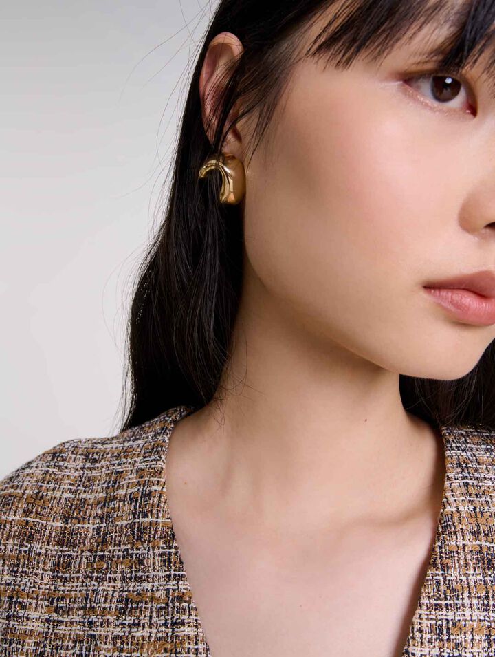 Abito corto in tweed