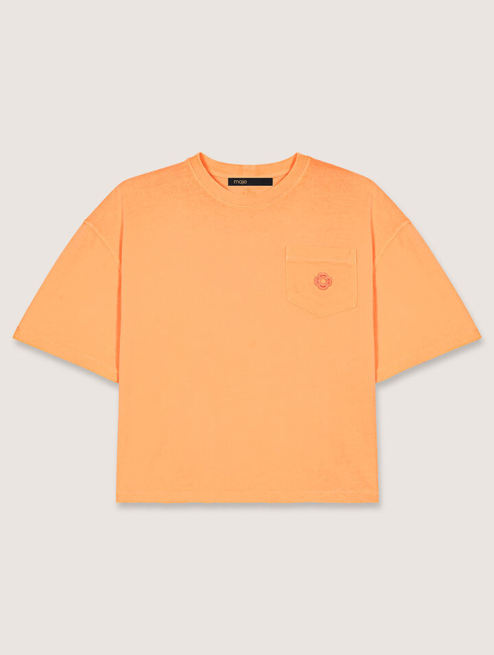 T-shirt con logo bijou