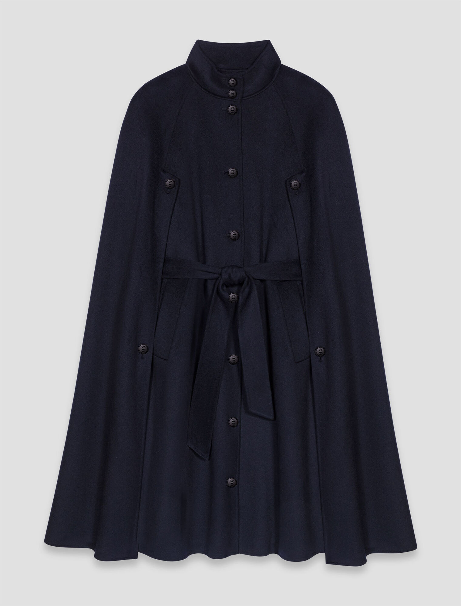 Cappotto lungo double face mantella