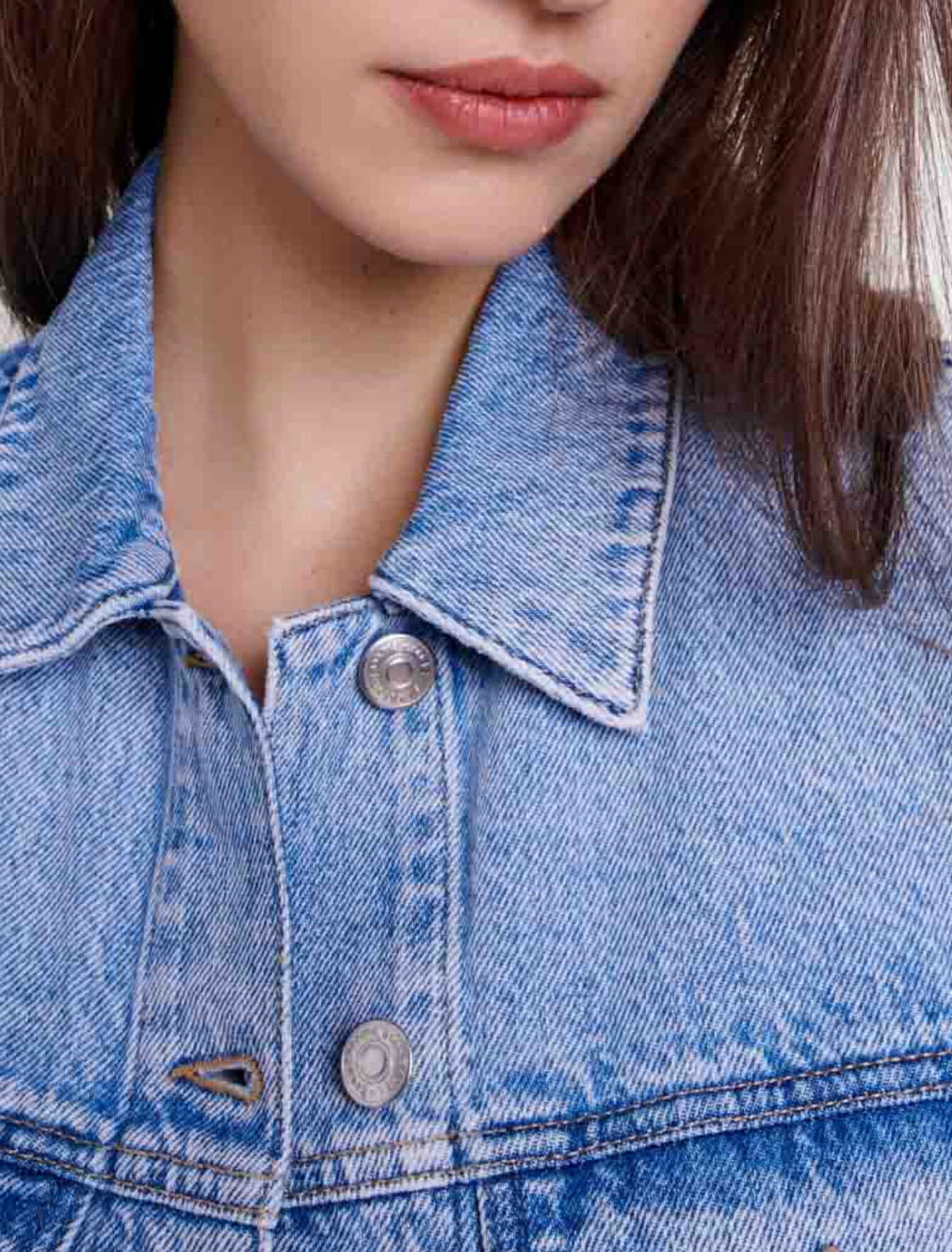 Giacca di jeans senza maniche