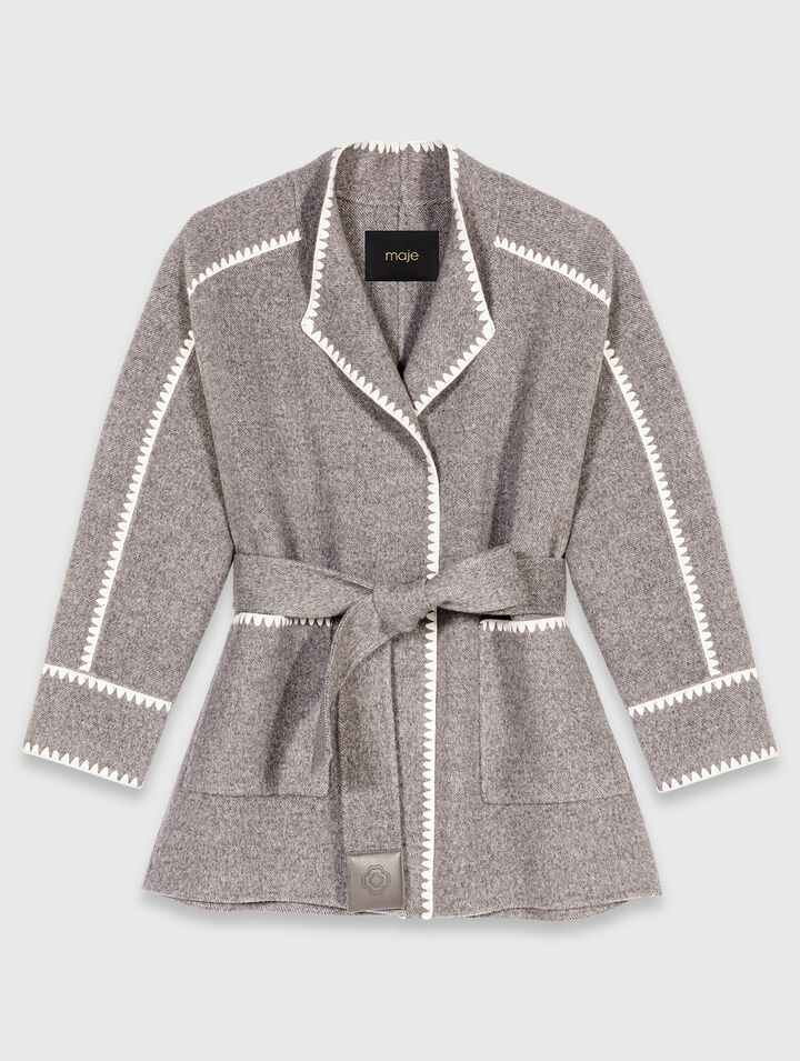 Cappotto corto double face