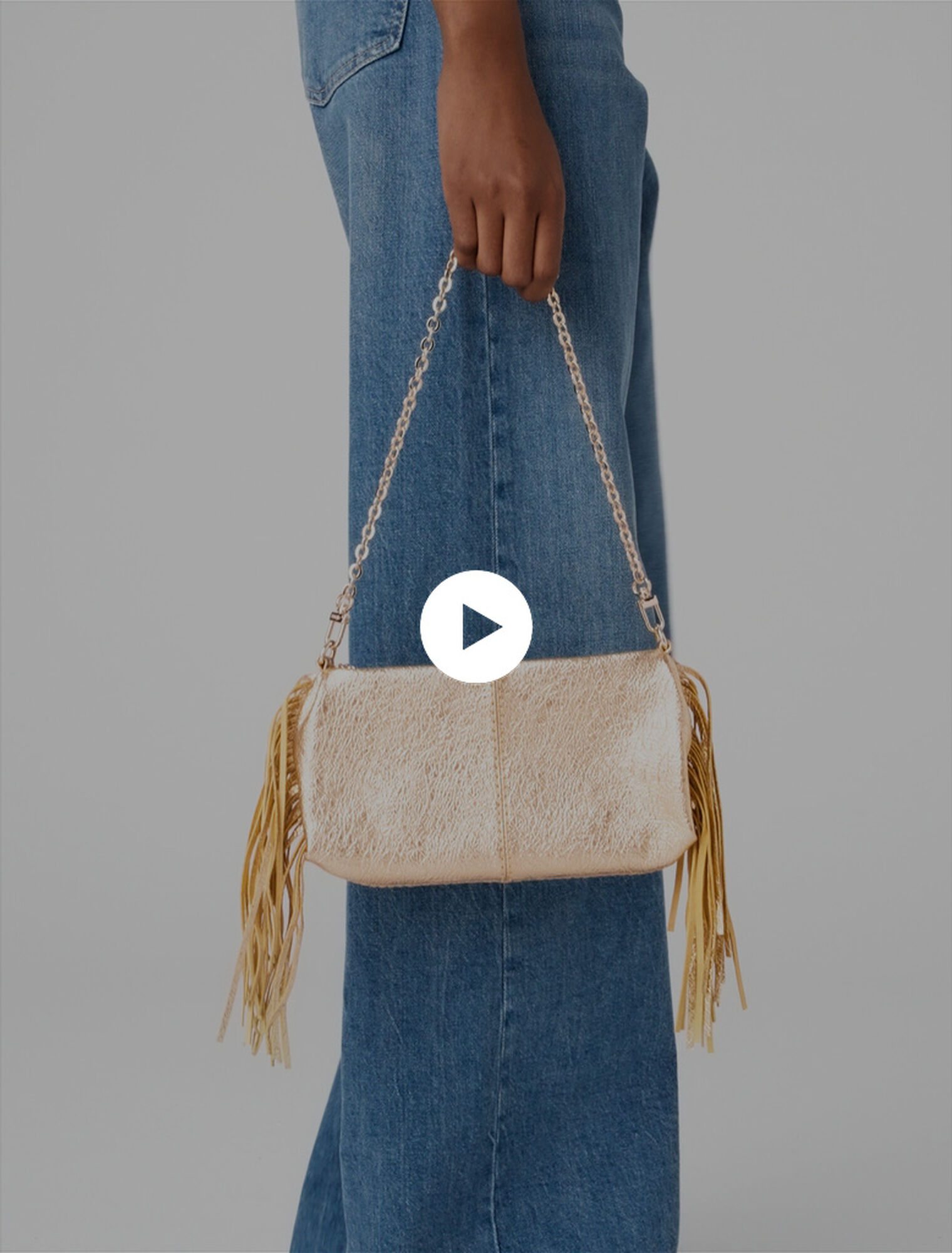 Pochette Miss M pouch metallizzata