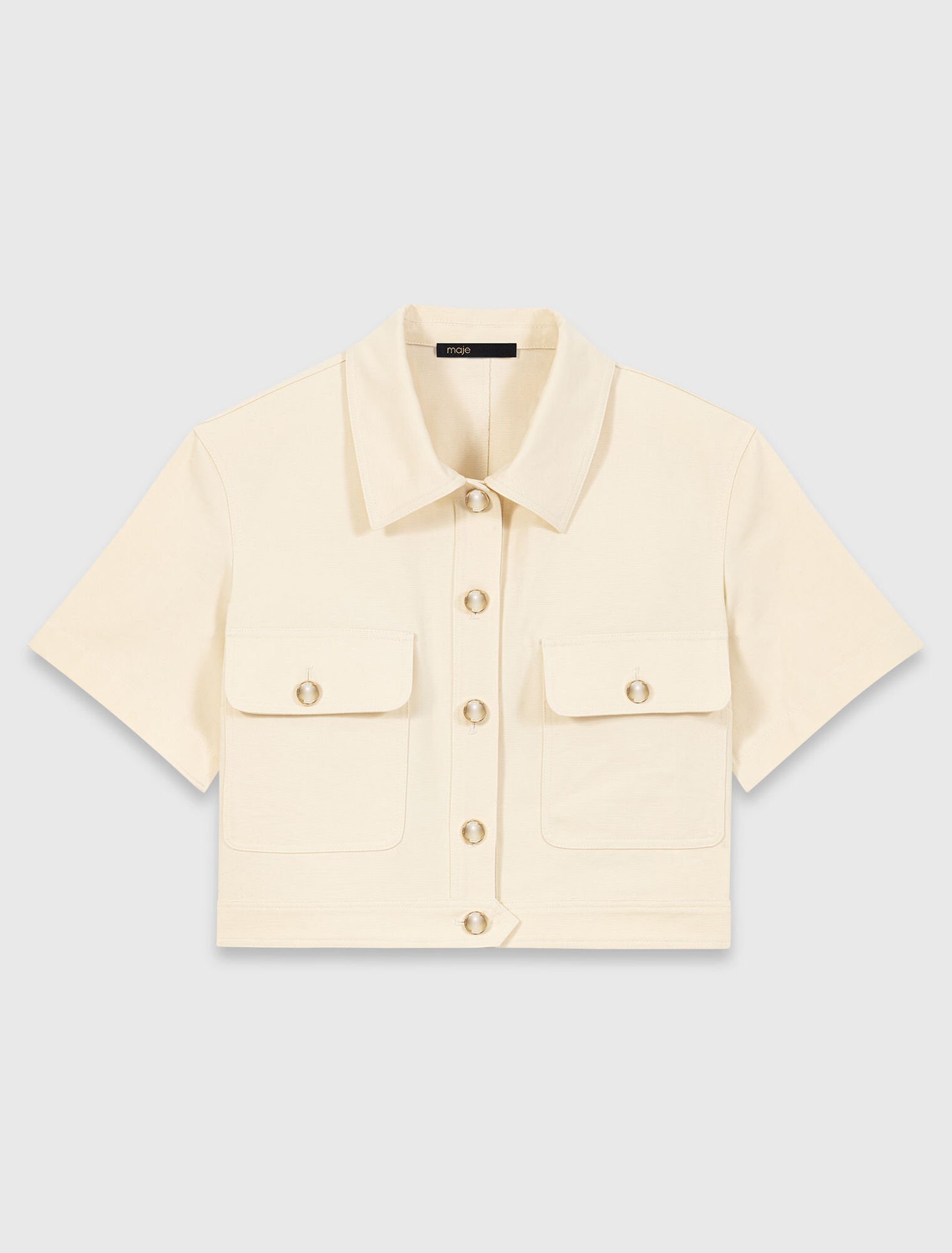 Giacca corta a maniche corte