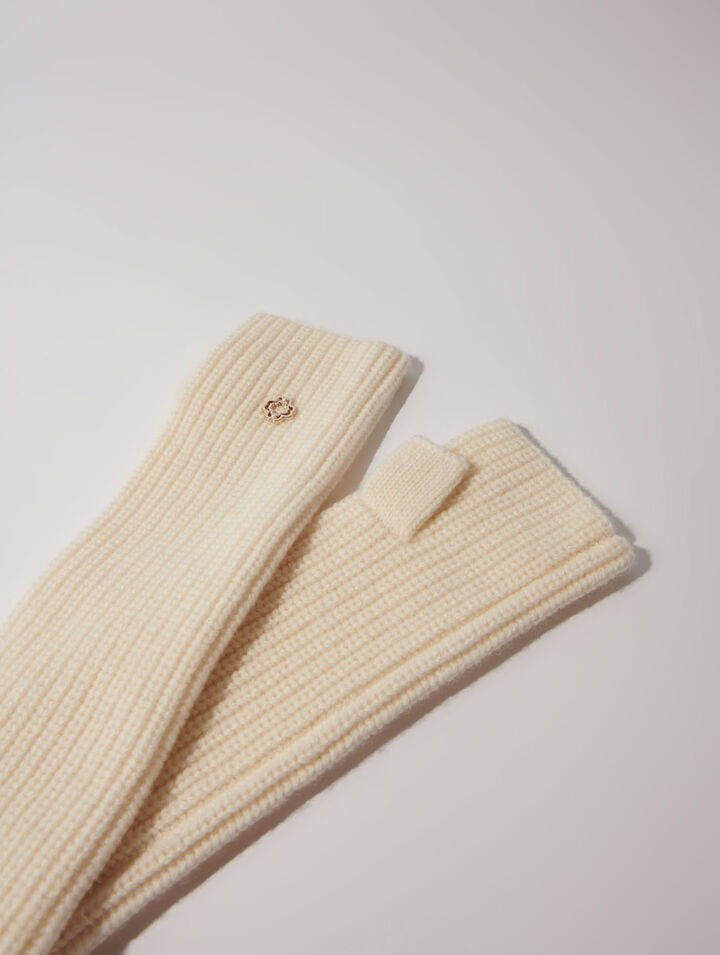 Guanti senza dita lana e cashmere