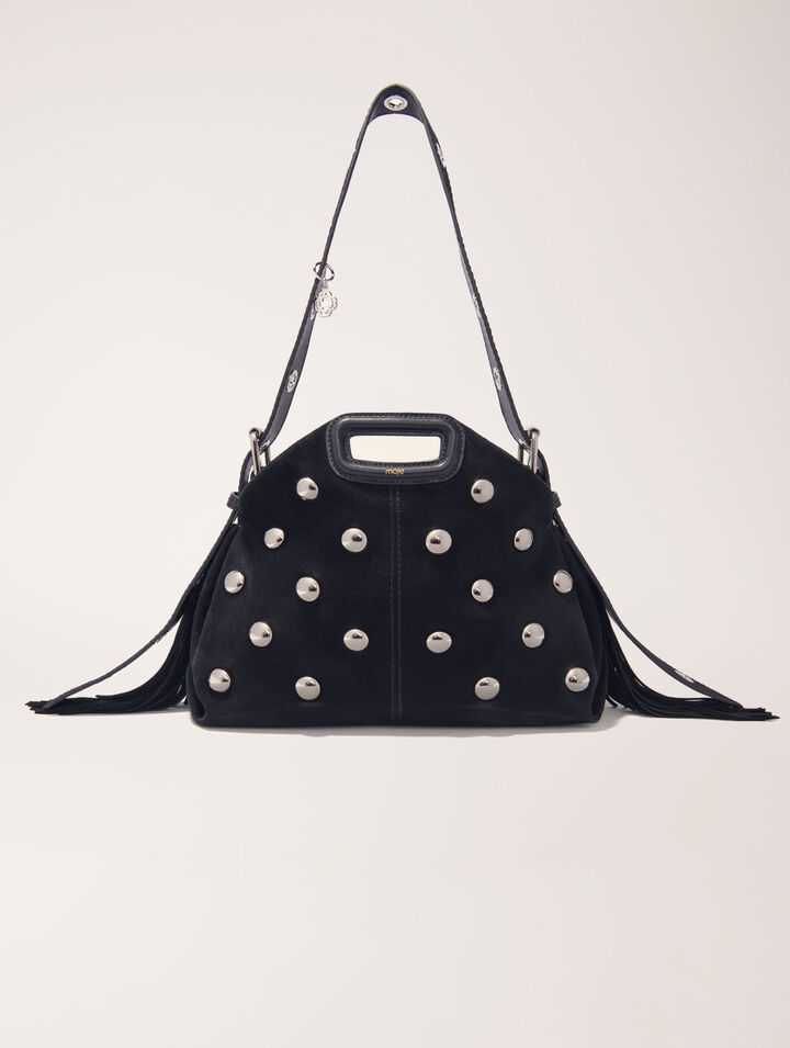 Borsa Miss M in suede e borchie