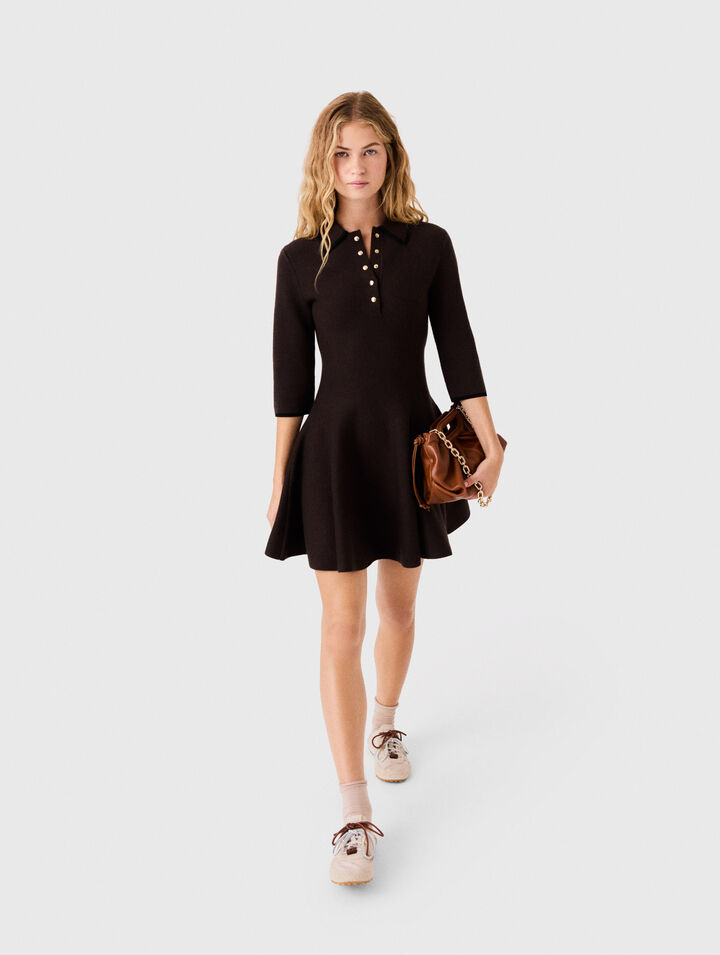 Abito a polo in maglia