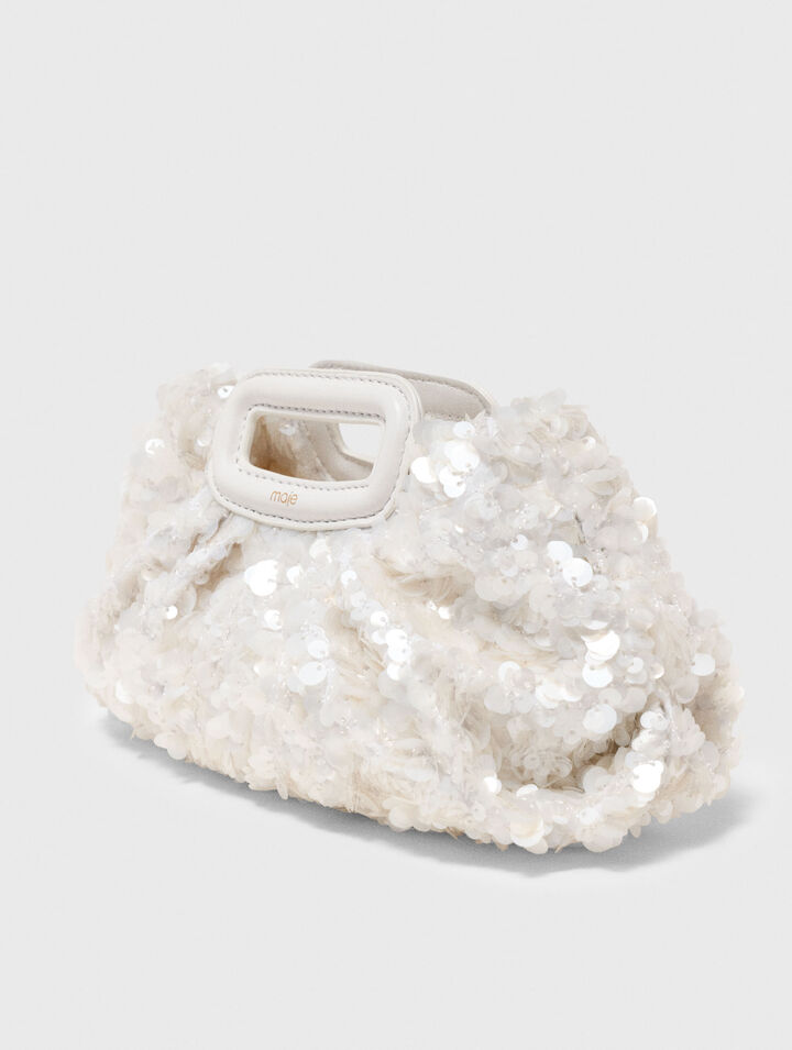 Milpli mini Clutch in paillettes