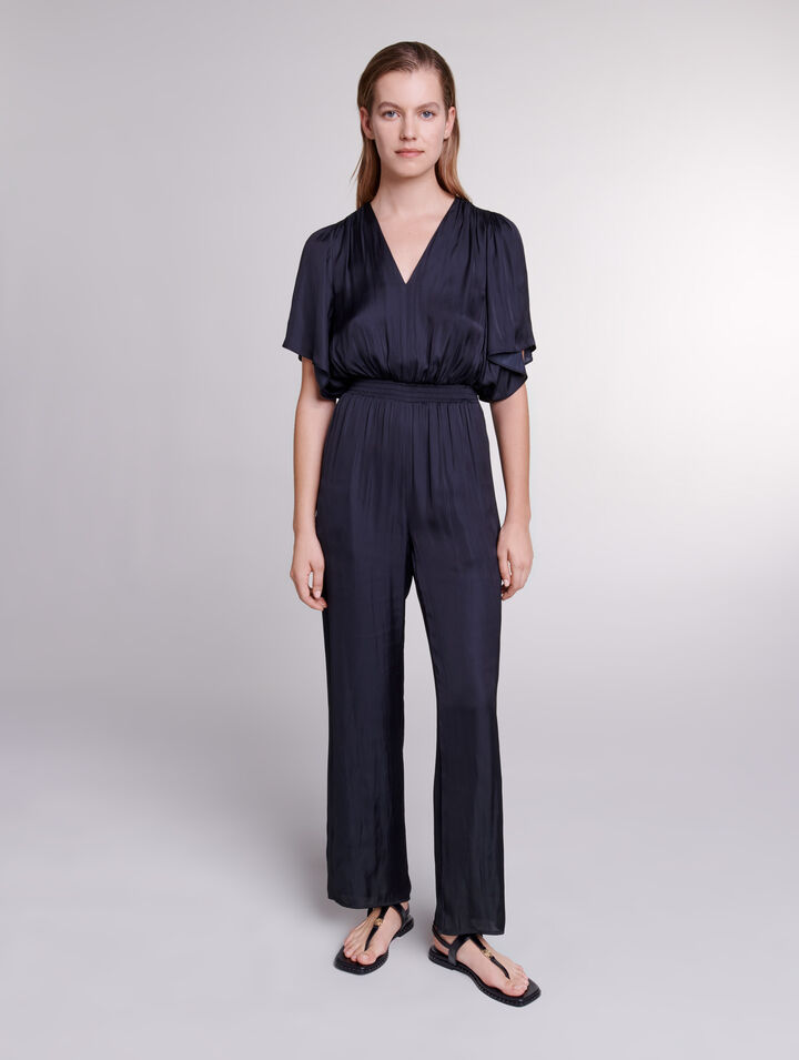 Tuta jumpsuit satinata