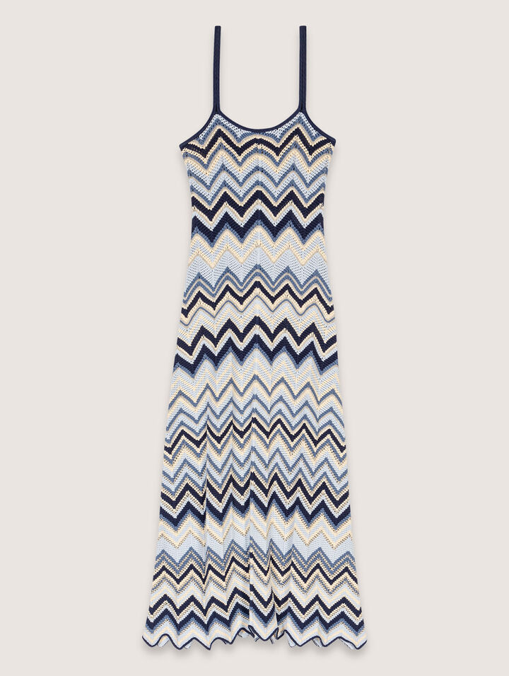 Abito lungo in crochet