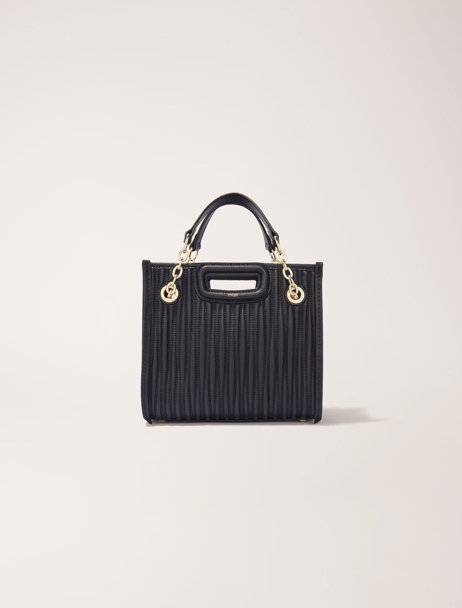 Mini borsa tote in pelle trapuntata