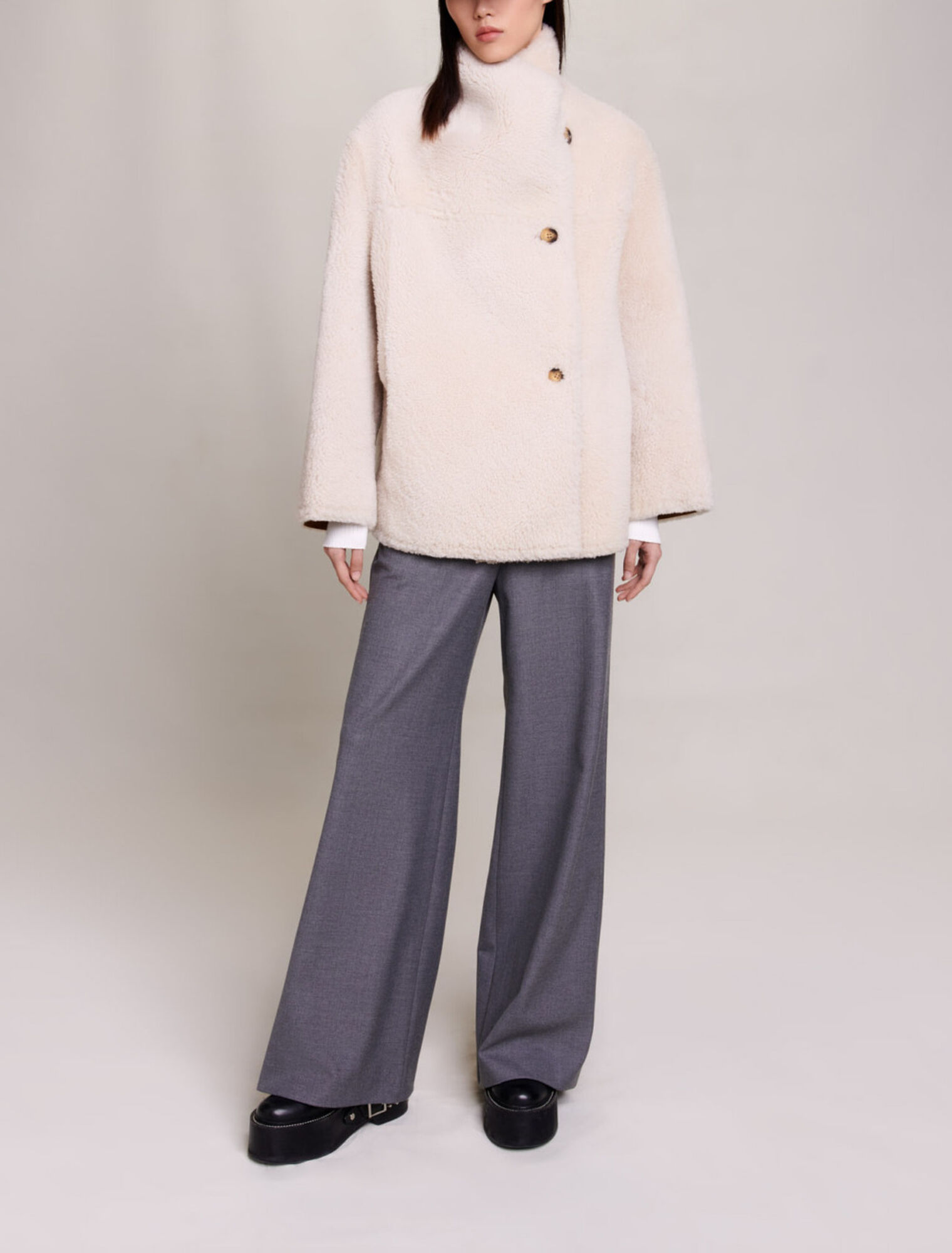 Cappotto corto reversibile